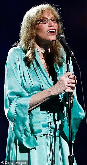 Barton has indicated that she does not want to take votes from the other candidates, including Eminem and Carly Simon (pictured)