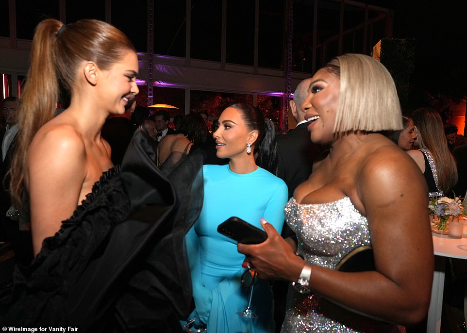 Have a blast!  Kendall smiled from ear to ear while chatting with the tennis icon