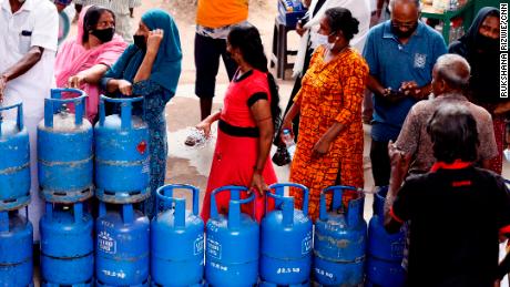 Sri Lankans spend most of their day waiting for fuel and gas as the country's economic crisis deepens.  