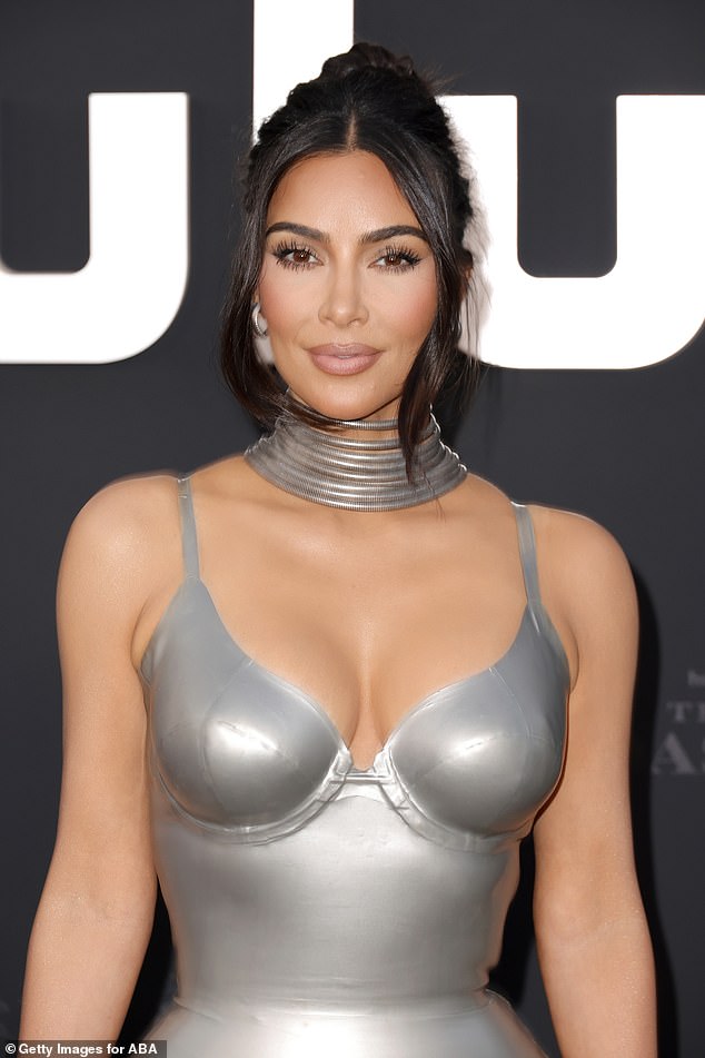 Kim was snapped at the Kardashian premiere last week in Los Angeles