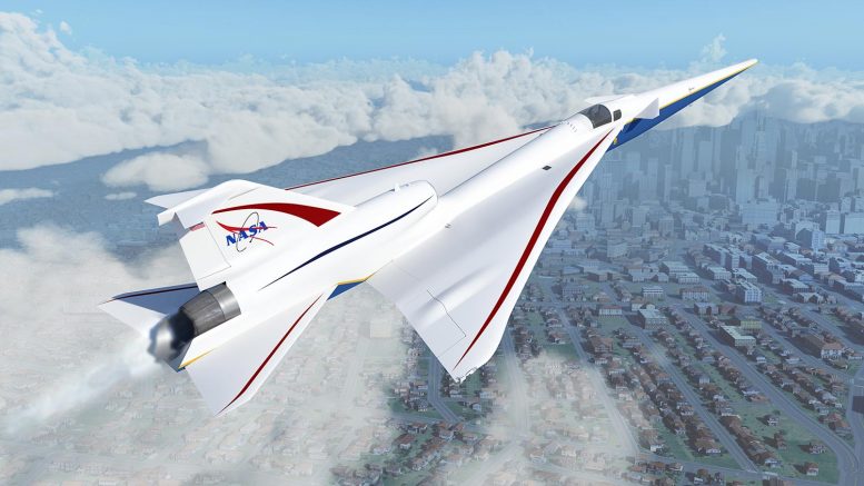Cichy samolot NASA X-59 SuperSonic