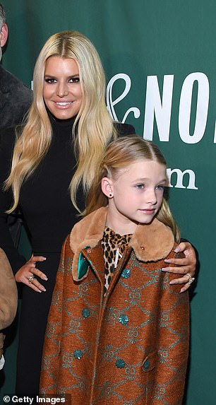 Latest: Jessica Simpson, 41, said her nine-year-old daughter, Maxwell, is 