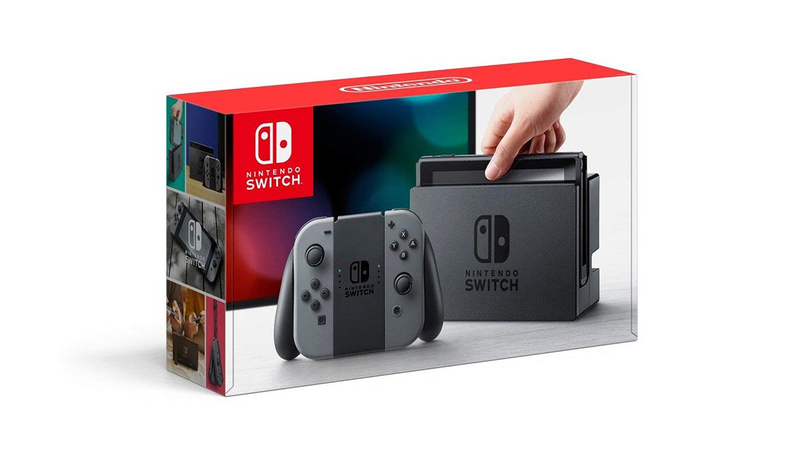 Gray picture of the Nintendo Switch