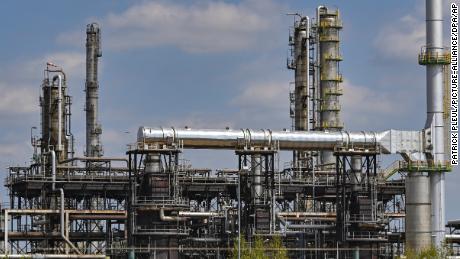 The PCK oil refinery in Schwedt, Germany, is owned by Russia's Rosneft. 