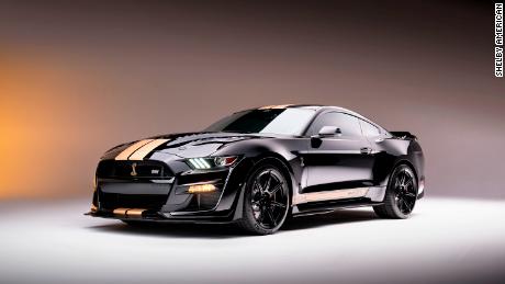 Only 25 Shelby GT500-H Mustangs will be available, most of them in black.