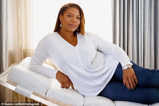 Making it a priority: Latifah assured the media that she hung herself on eating right and staying in shape.