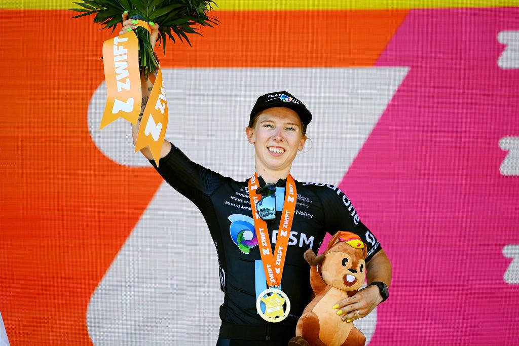 Winner of the Wiebes race for the first stage of the Tour de France Femmes