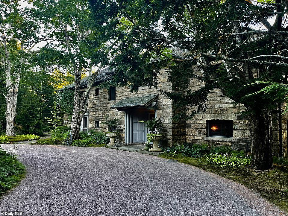 Home sweet home: The icon exclusively spoke to DailyMail.com about her party, revealing that on her birthday she called in a dinner for 20 at her Skylands home, which is just outside Acadia National Park