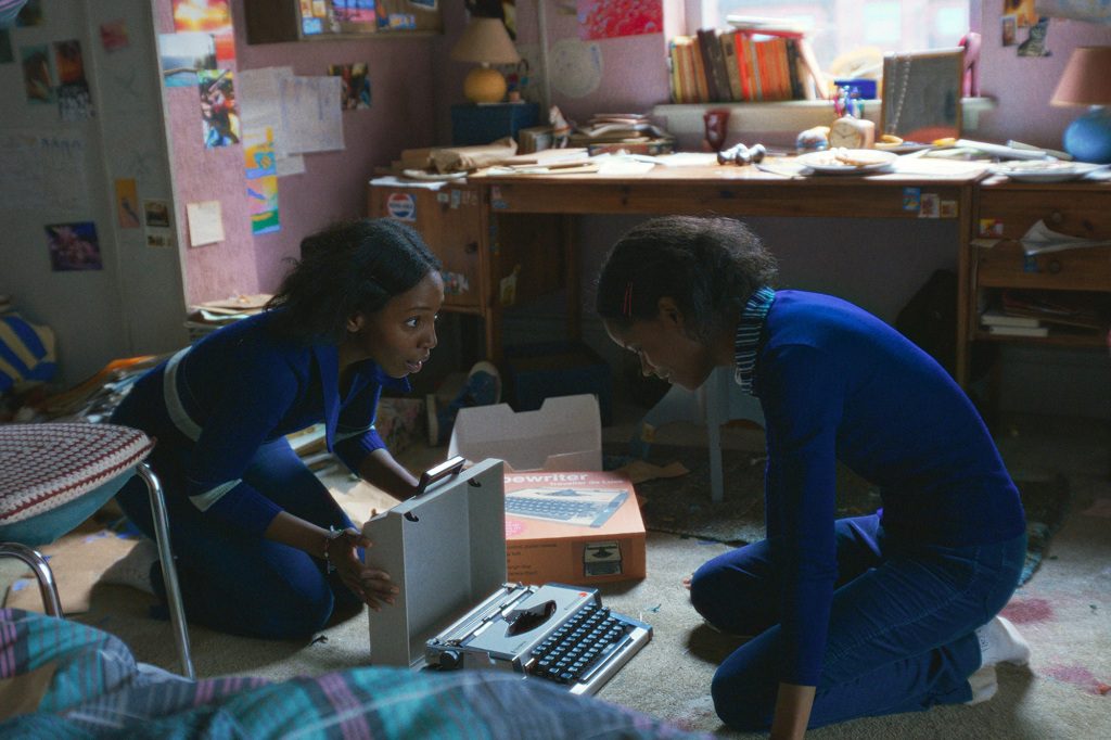 Tamara Lawrence (left) and Letitia Wright bring the unsettling story of June and Jennifer Gibbons to the big screen in The Silent Twins in theaters Friday.