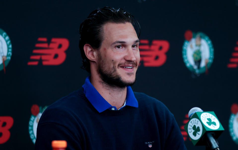 Danilo Gallinari was poised to be a major contributor to the Celtics in 2022 (Photo by Jonathan Wiggs/Boston Globe via Getty Images)
