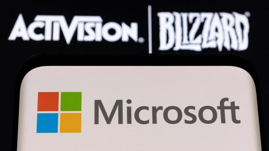 Microsoft and Activision logos