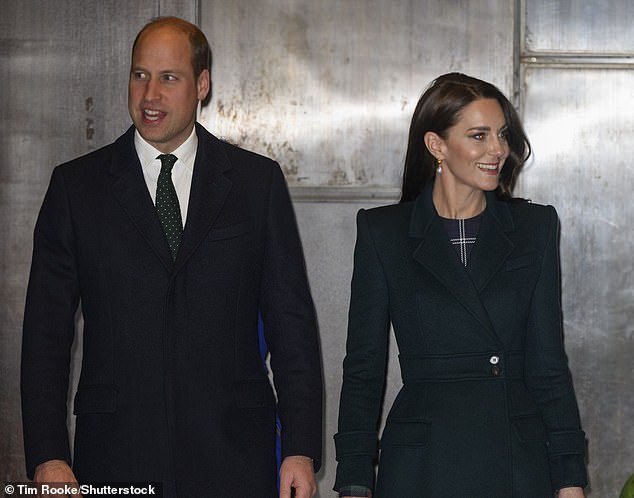 The Prince and Princess have just arrived in Boston after William's godmother was accused of making racist remarks at an event hosted by Queen Camilla, who herself accused racist behaviour.